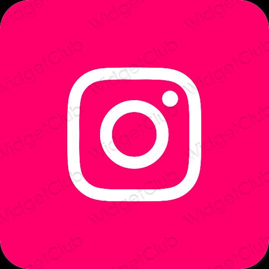 Estetické ikony aplikací Instagram