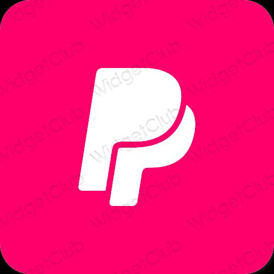 Estética Paypal iconos de aplicaciones