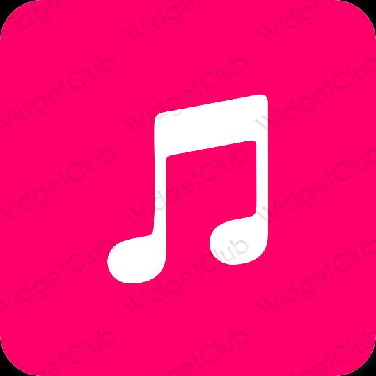 Estetinės Apple Music programų piktogramos