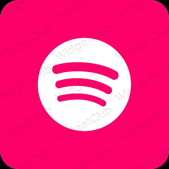 Biểu tượng ứng dụng Spotify thẩm mỹ