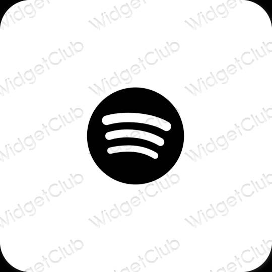 Icônes d'application Spotify esthétiques