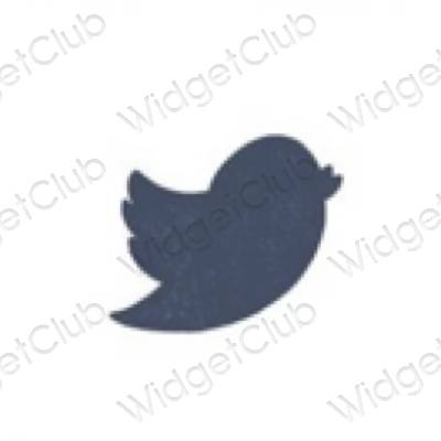 Estetik Twitter proqram nişanları