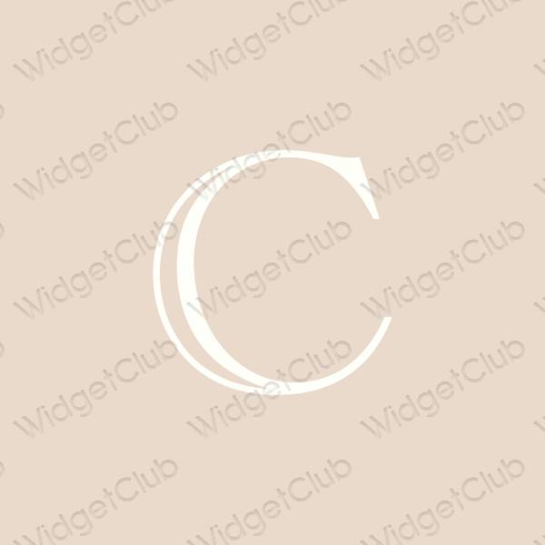 Estética CapCut iconos de aplicaciones