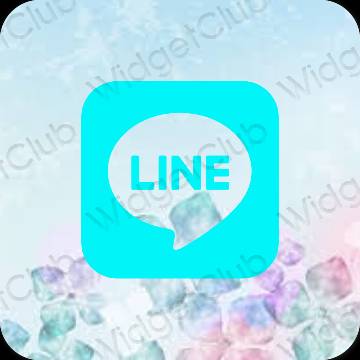 Aesthetic LINE app icons