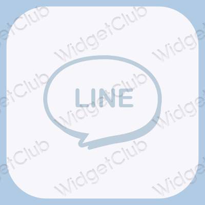 Estetske LINE ikone aplikacij