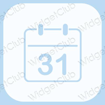 Ästhetische Calendar App-Symbole