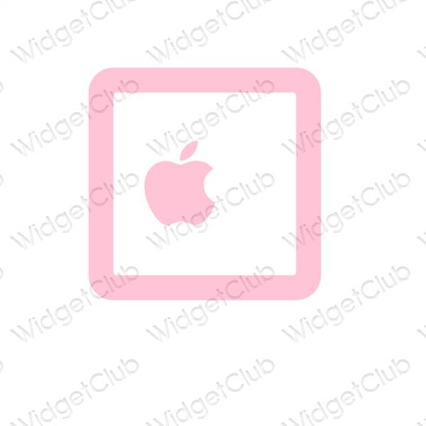 Esthetische Apple Store app-pictogrammen