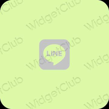 جمالية LINE أيقونات التطبيقات