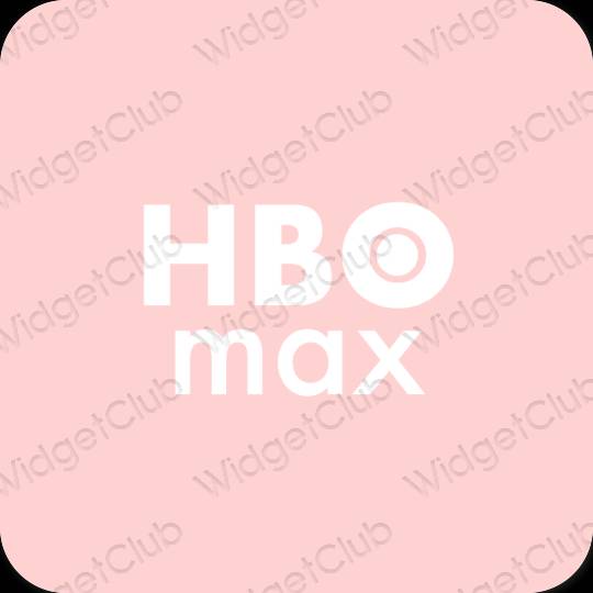 Ästhetisch Rosa HBO MAX App-Symbole