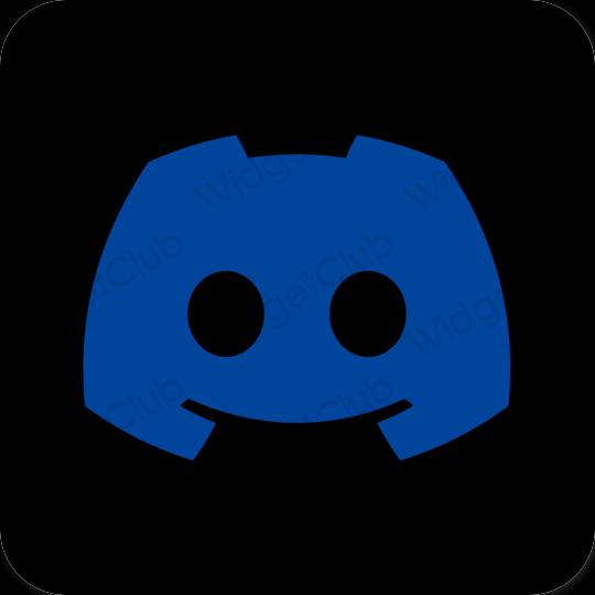 Estetisk lila discord app ikoner