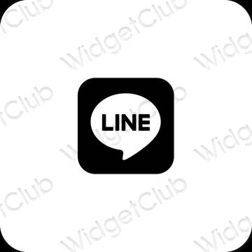 Эстетические LINE значки приложений