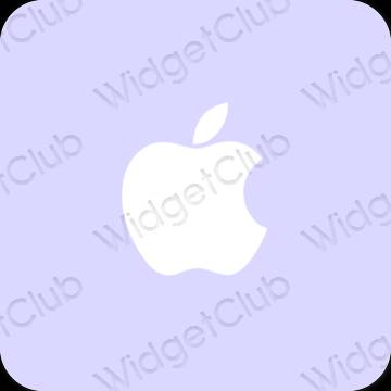 审美的 淡蓝色 Apple Store 应用程序图标