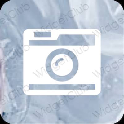 Esthetische Camera app-pictogrammen