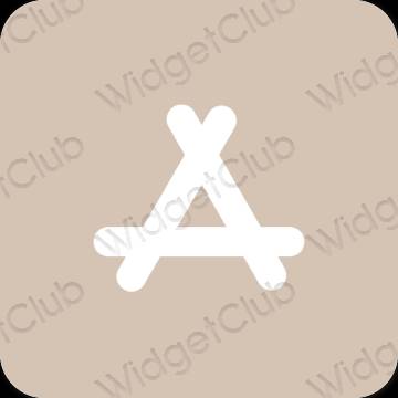 Ästhetisch Beige AppStore App-Symbole
