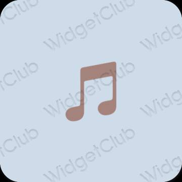 Ästhetische Music App-Symbole