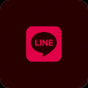 Estetske LINE ikone aplikacij