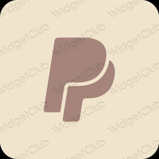 Estetis krem Paypal ikon aplikasi