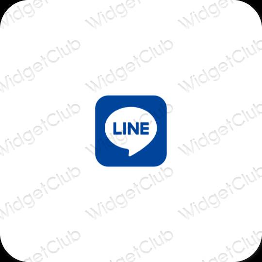 Esthetische LINE app-pictogrammen