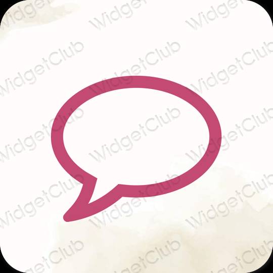 جمالية Messages أيقونات التطبيقات