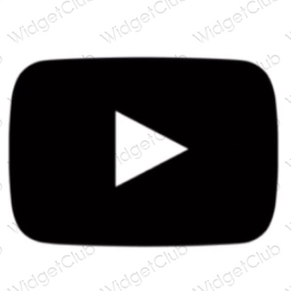 Estetske Youtube ikone aplikacij