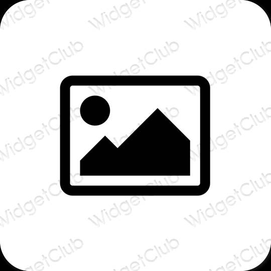 Esthetische Photos app-pictogrammen