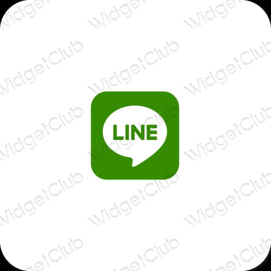 جمالية LINE أيقونات التطبيقات