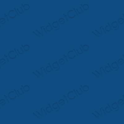 Estetski plava AppStore ikone aplikacija