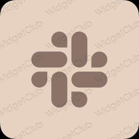 ベージュ Slack おしゃれアイコン画像素材