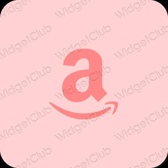 Estetisk rosa Amazon app ikoner
