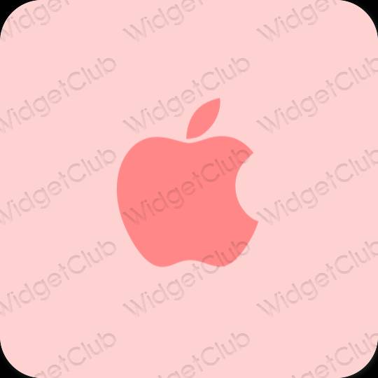 Естетски розе Apple Store иконе апликација