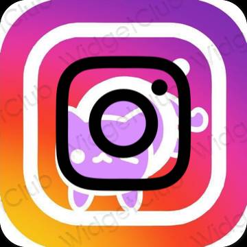 Ästhetische Instagram App-Symbole