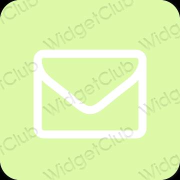 Icônes d'application Mail esthétiques