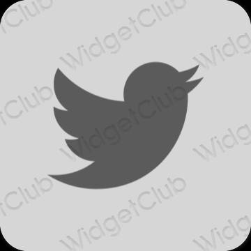 Esthetische Twitter app-pictogrammen