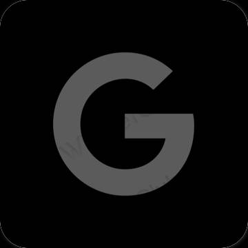 Estetik qara Google proqram nişanları