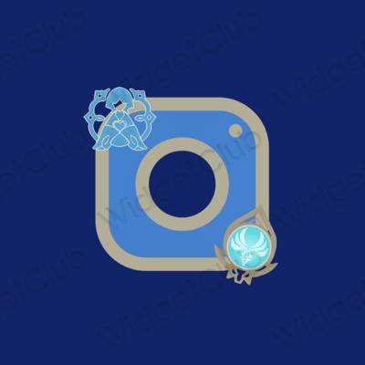 Estetik mor Instagram uygulama simgeleri