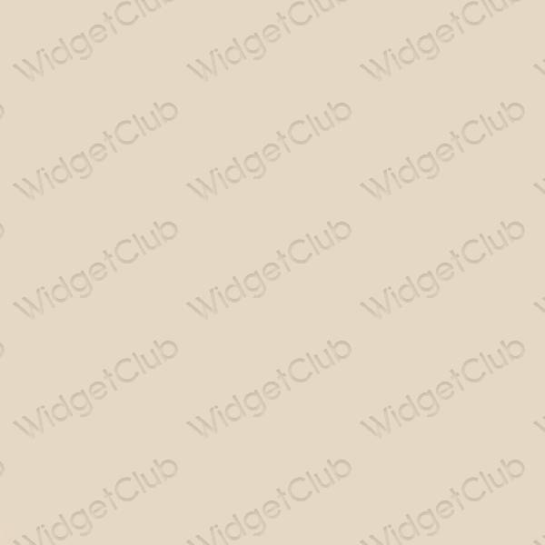 Aesthetic beige Photos app icons