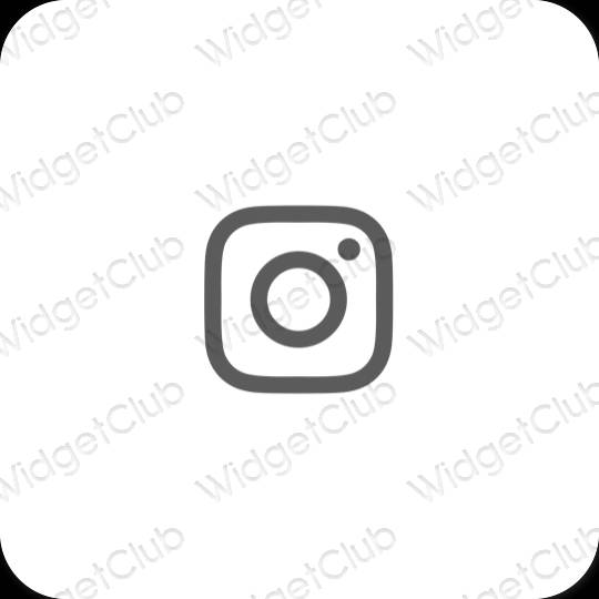 Estetické ikony aplikací Instagram