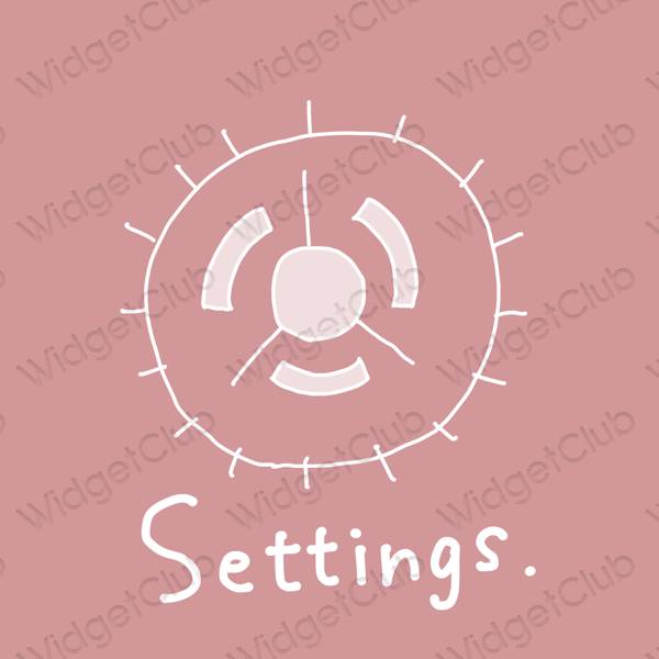 Ästhetische Settings App-Symbole