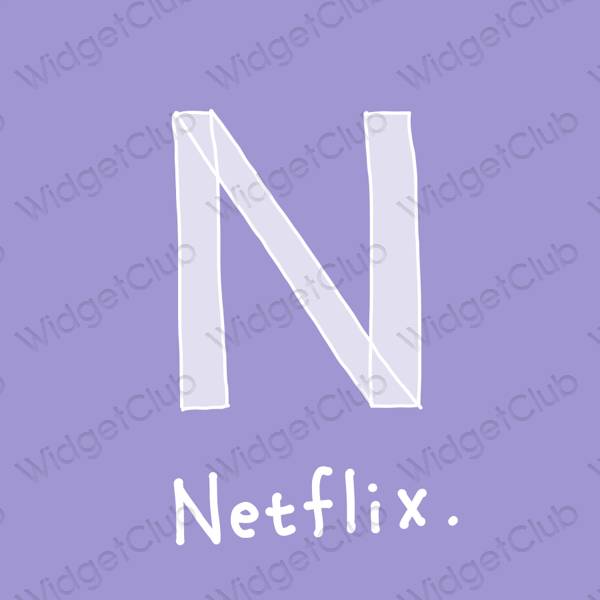 Aesthetic Netflix app icons