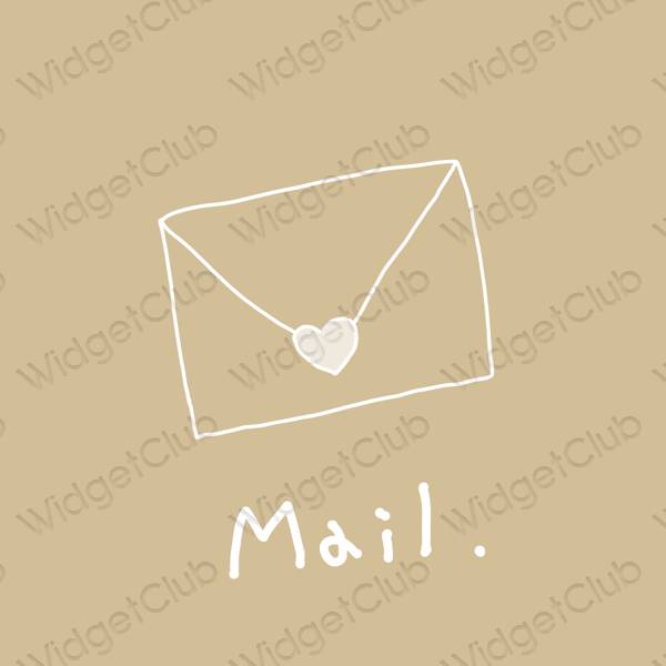 نمادهای برنامه زیباشناسی Mail