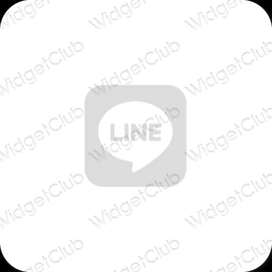 Esthetische LINE app-pictogrammen