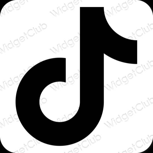 Estética TikTok iconos de aplicaciones