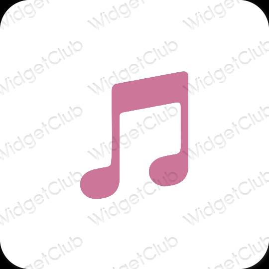 Esthetische Apple Music app-pictogrammen