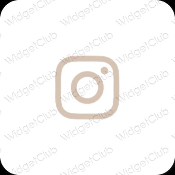 Estetické ikony aplikací Instagram