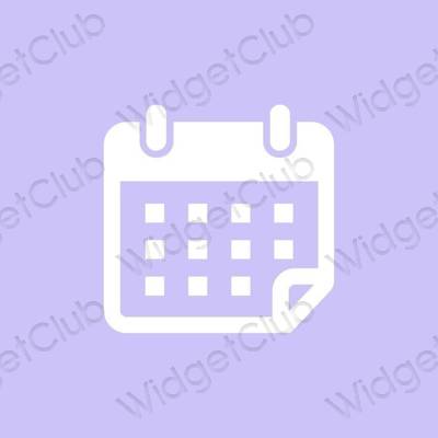 Естетични Calendar икони на приложения