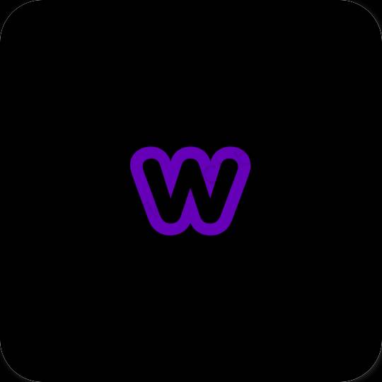 Estetik Weebly uygulama simgeleri