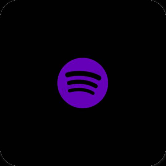 Estetiska Spotify appikoner