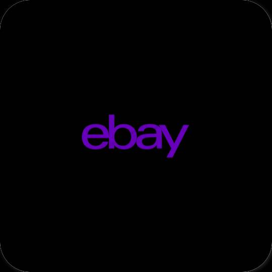 Esthetische eBay app-pictogrammen