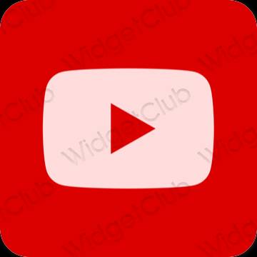 Biểu tượng ứng dụng Youtube thẩm mỹ