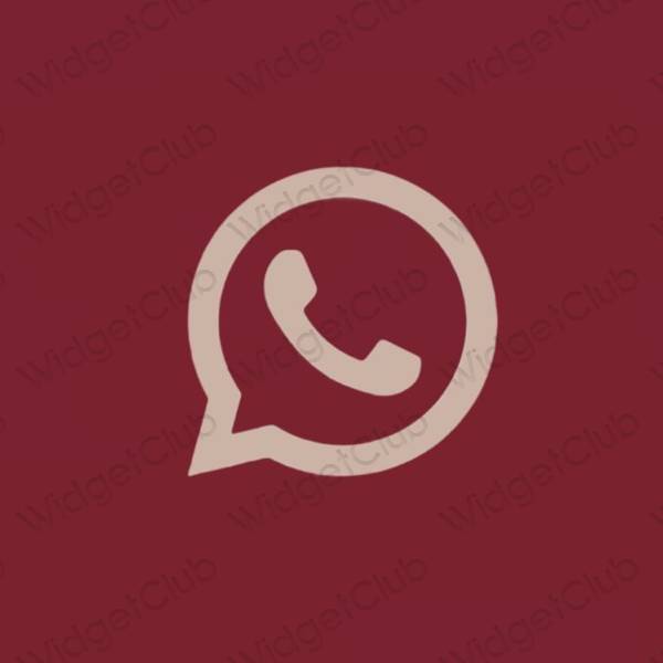 Estetické Fialová Messenger ikony aplikácií